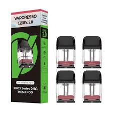 CAJA 4 PZ REPUESTOS XROS .8 OHM 2 ML