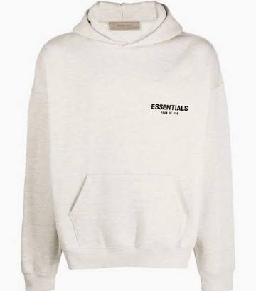 ESSENTIALS HOODIE LIGHT (BLANCA)