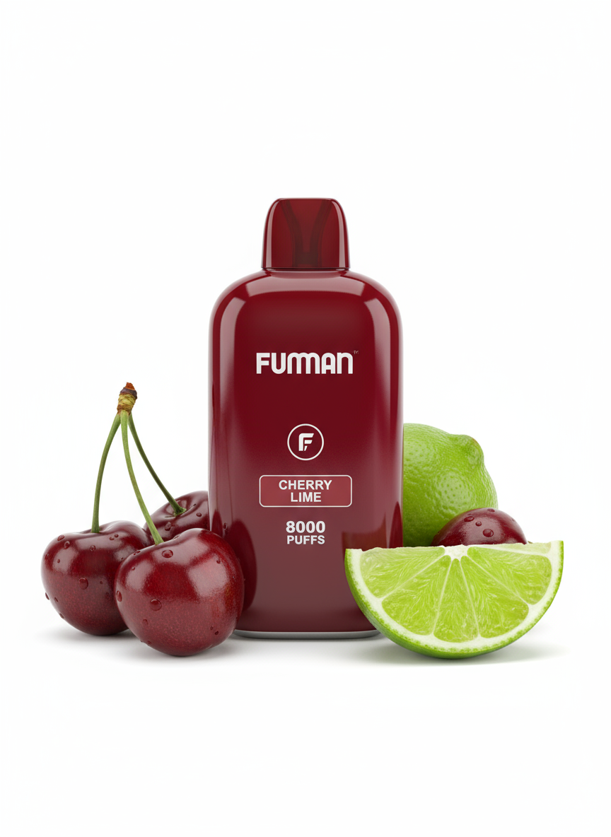 Fuman Cherry Lime con cerezas y limón