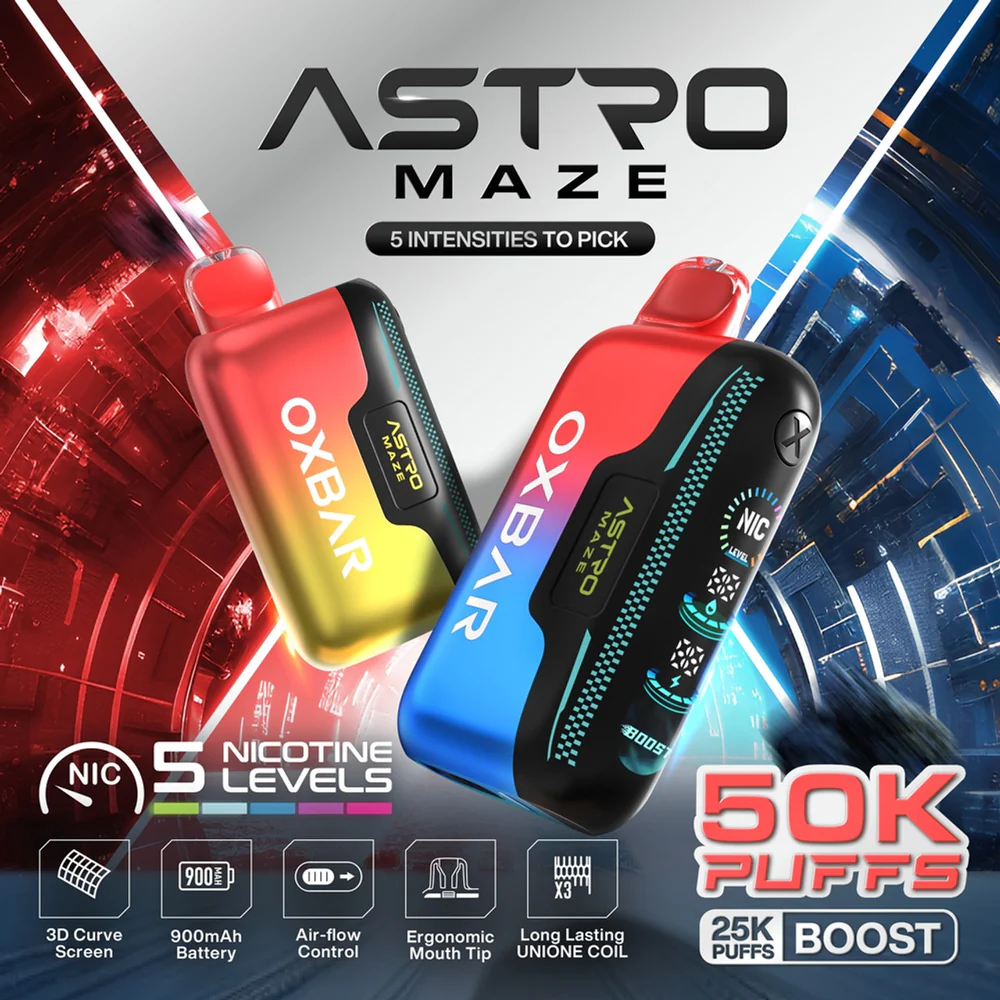 OXBAR ASTRO MAZE 50,000| NIC CONTROL 5 NIVELES
